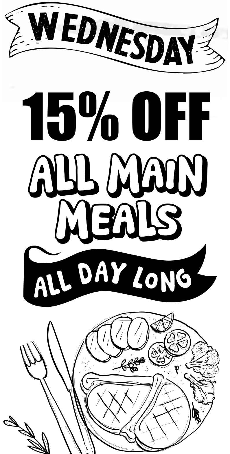 Jens Hotel Wednesday Dining Specials